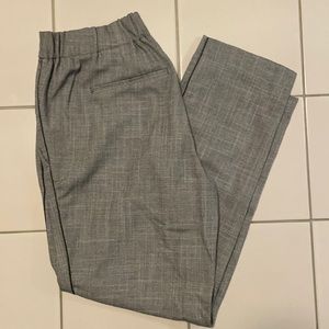 Gray work pants